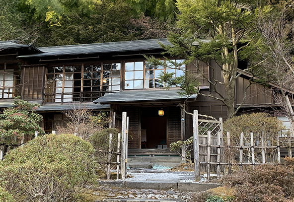 紅葉の美しい金谷ホテル歴史館